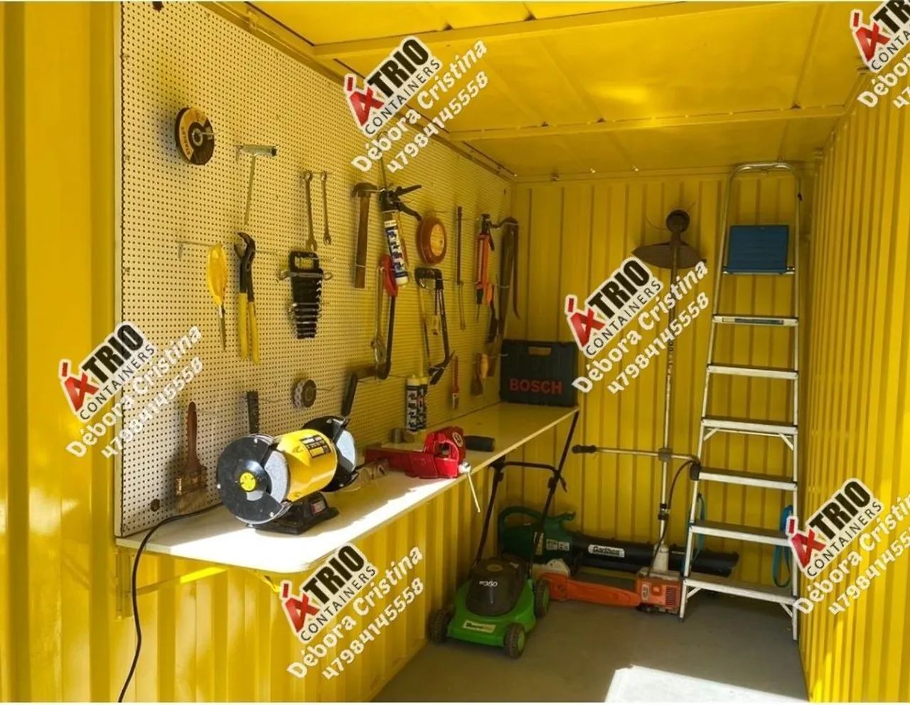 Container oficina guarda materiais obra - Foto 3