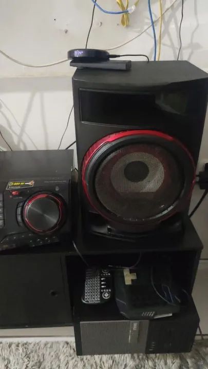 Som para casa - LG 600W - 2 caixas