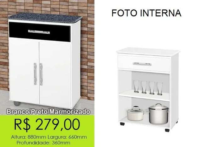 Balcão de cozinha - parcelamos sem juros 