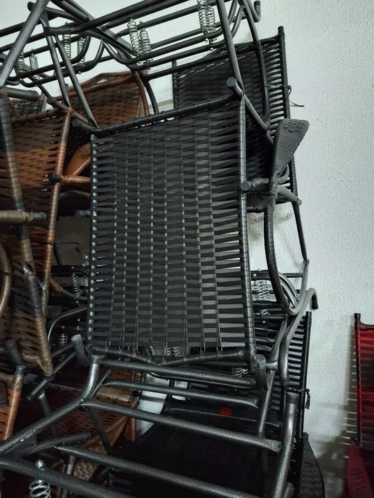 Cadeira de balanço em fibra sintético  - Foto 3