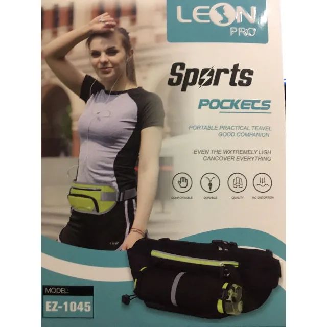 Pochete Pockets Com Porta Garrafa Leon Ez-1045