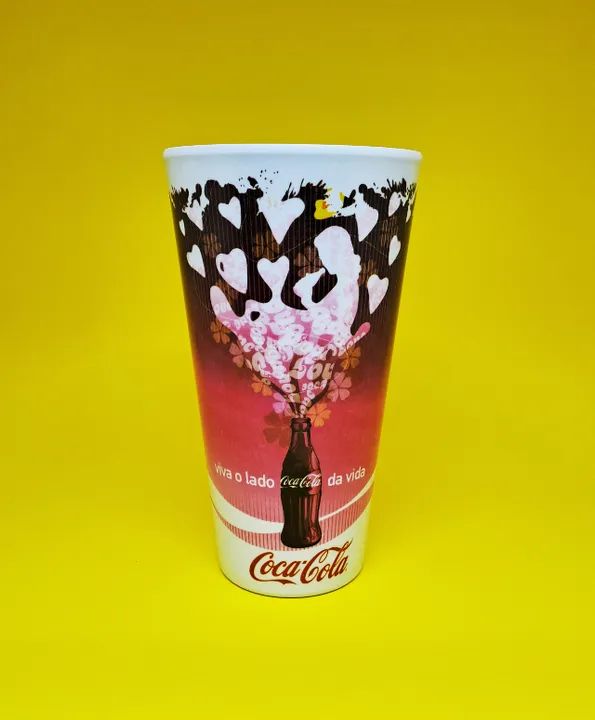 Copo Plástico Coca-Cola Colecionador 500 ml [RARO]