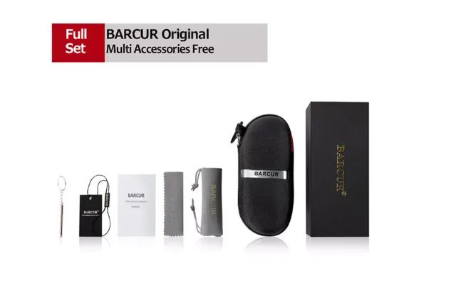 Barcur óculos de sol de bambu polarizado,uv400 dos homens e mulheres, madeira original - Foto 2