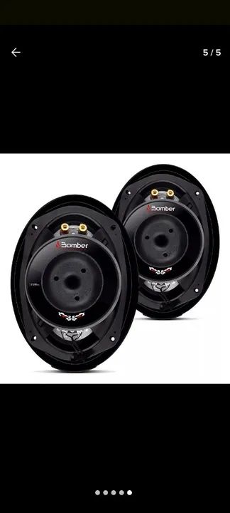 Par de Alto-Falantes Bomber bicho papão 6x9 com led - Foto 3