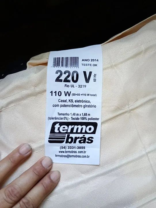 Aquecedor Elétrico Termobrás Casal - 220W - Foto 2