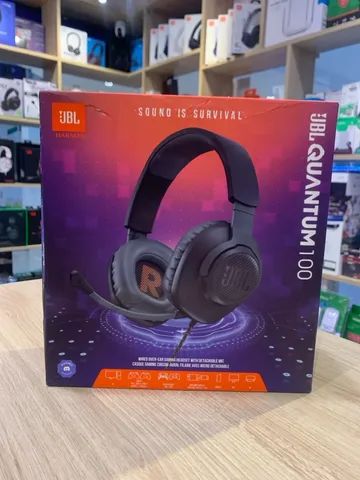 Headphone JBL Gamer Quantum 100 - Novo Lacrado - Loja Fisica 