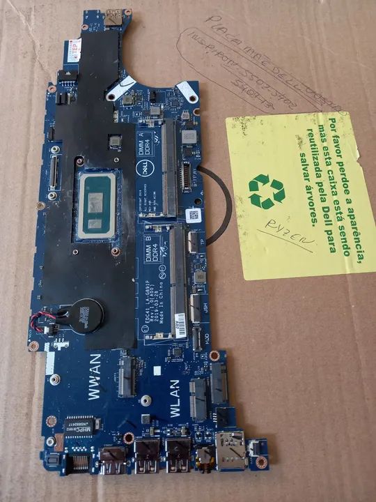 Placa mãe dell 5400 la-g891p intel® core? i7-8665u 