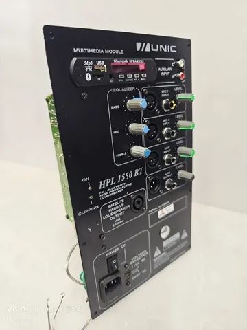 Módulo De Som Amplificado Unic Hpl 1550bt Usb E Bluetooth!! - Foto 3