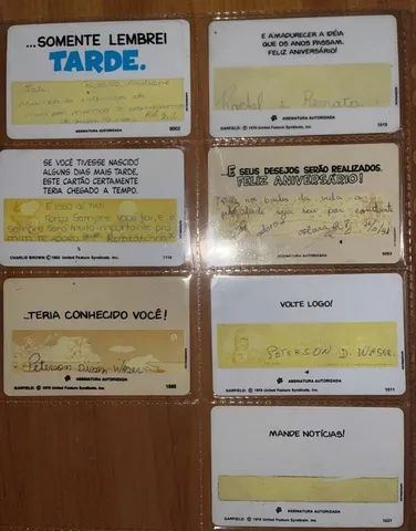 Cartão Garfield coleção  - Foto 2