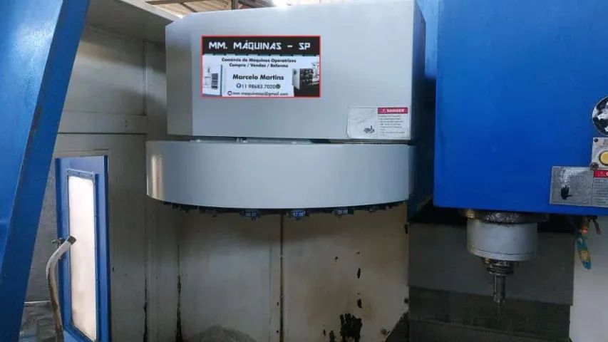 centro de usinagem charles MVC-1160 mesa 1200x600 comando mitsubishi m60series - Foto 5