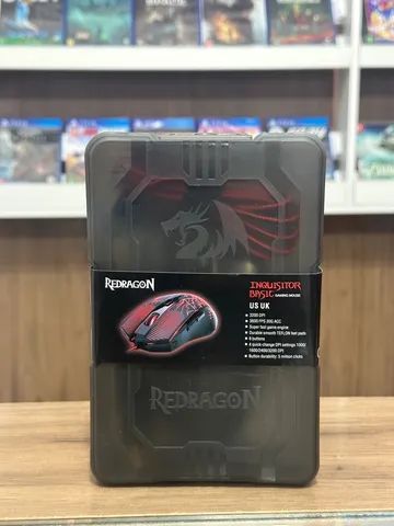 Mouse Gamer Redragon Inquisitor Basic Preto Novo Lacrado