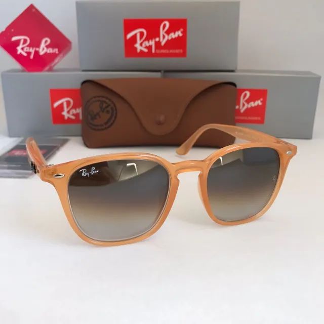 Óculos de Sol ray ban RB4258 Caramello Lentes de cristal - Foto 3