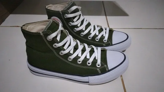 Converse verde hotsell militar original