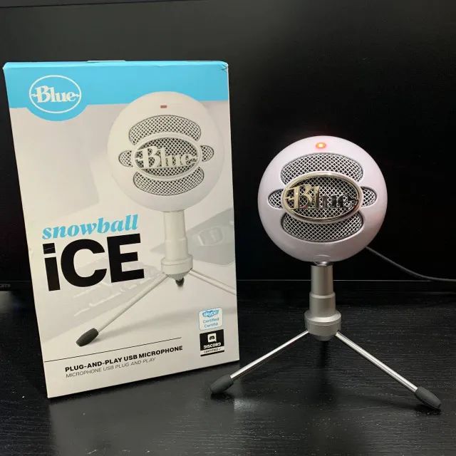 Microfone Condensador Blue Snowball Ice (Novo/Zerado) - Microfones e ...