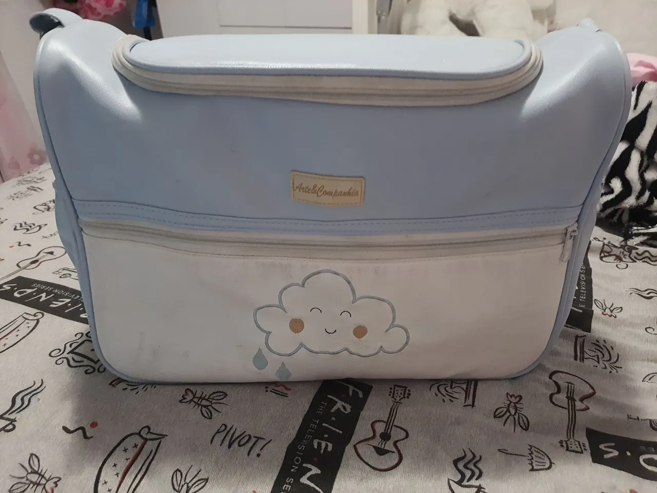 Bolsas de maternidade azuis