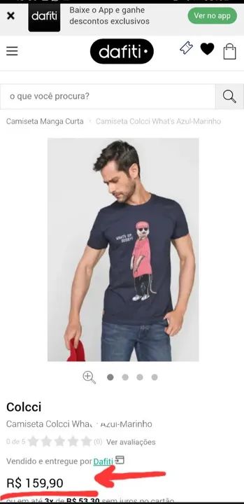 Camiseta Colcci Original Tam G - Foto 3