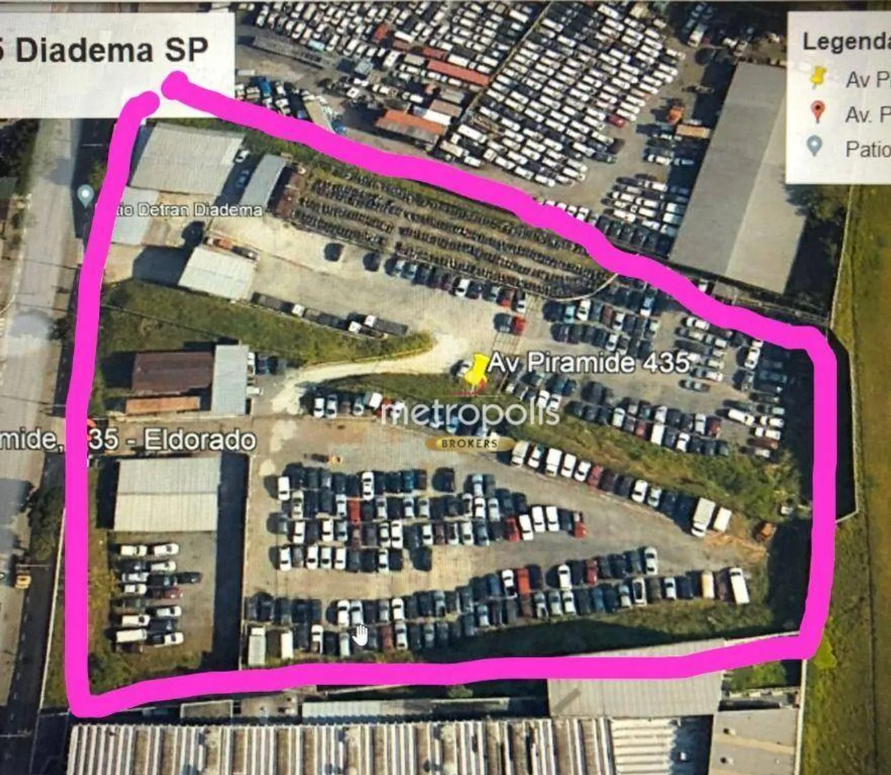 Terreno à venda, 11000 m² por R$ 10.640.000,00 - Eldorado - Diadema/SP