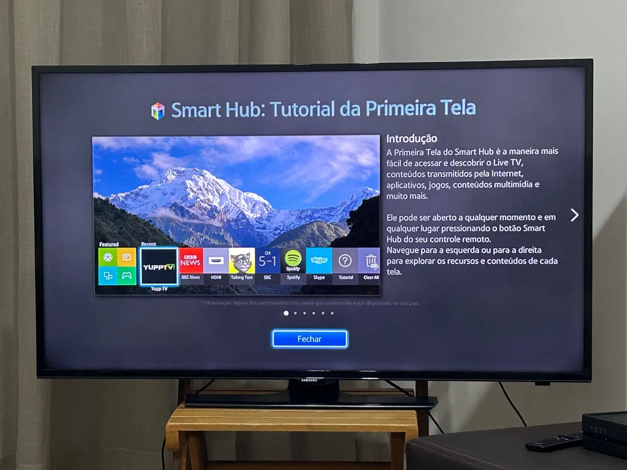 Smart TV Samsung com Tela de 40 polegadas