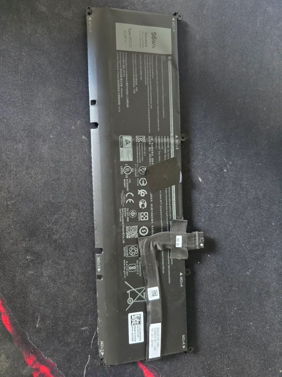Bateria 56wh notebooks Dell 