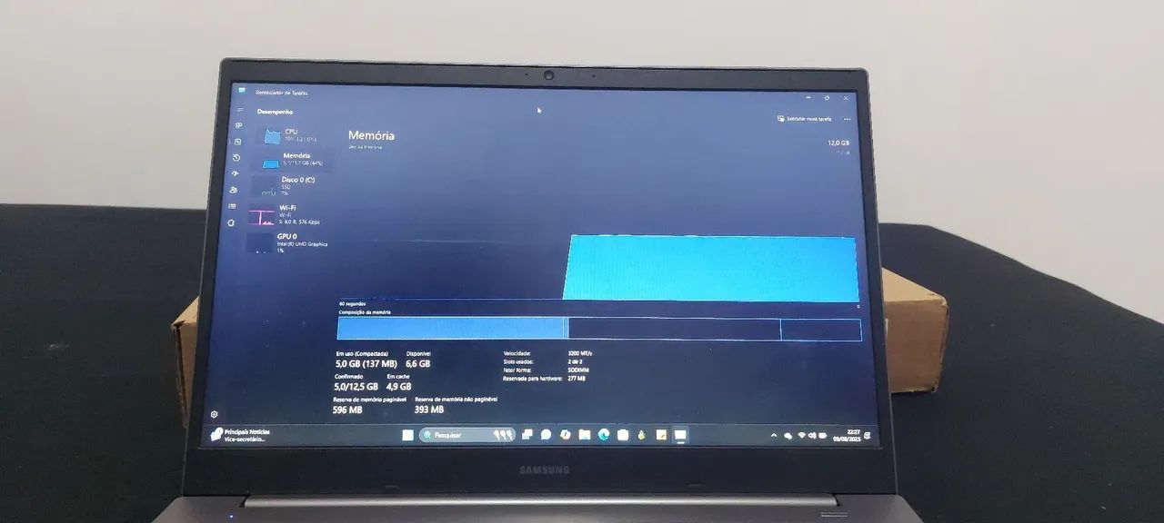Notebook Samsung Book Intel Celeron Windows 11 Home 12GB 500GB 15.6? - Foto 6