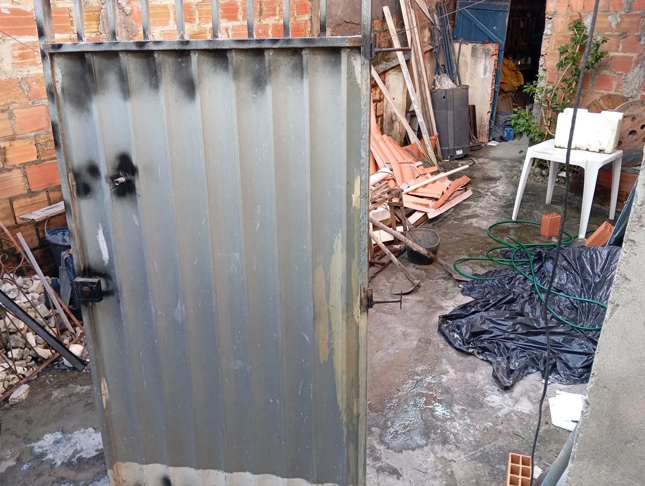 Portão de aço galvanizado para segurança residencial - Foto 4