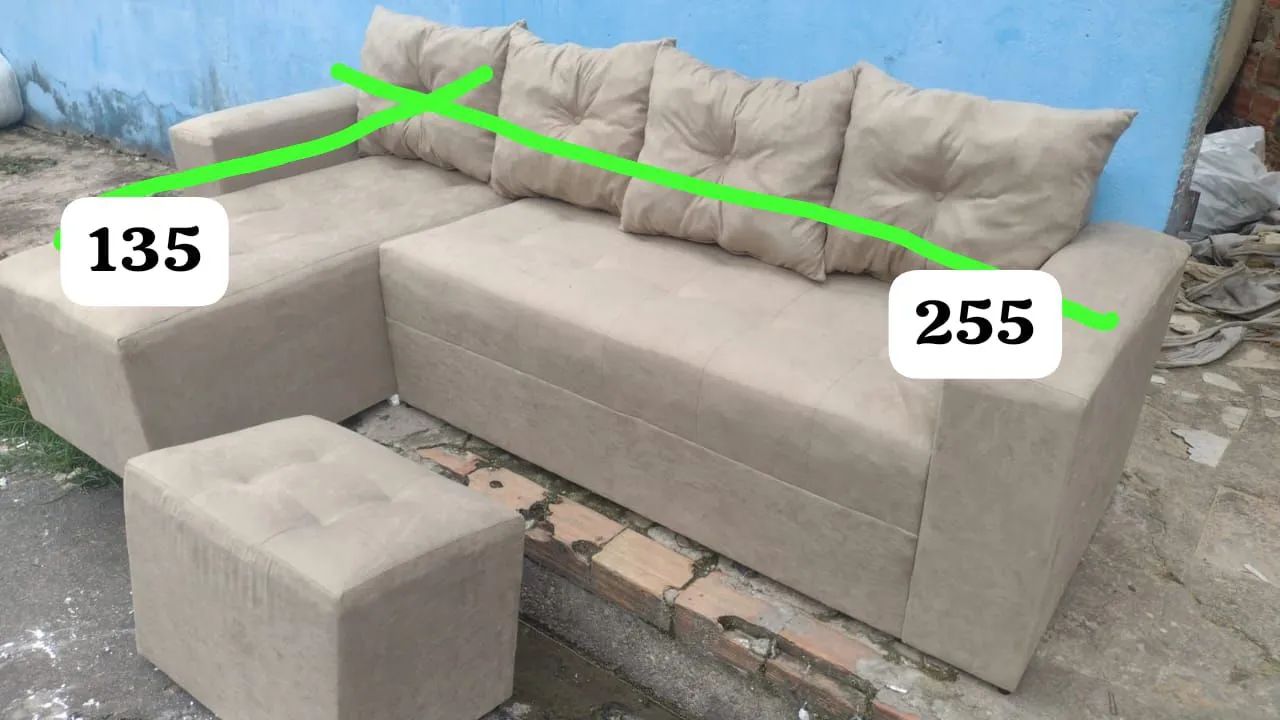 Sofá de de 4 lugar aparti de 900