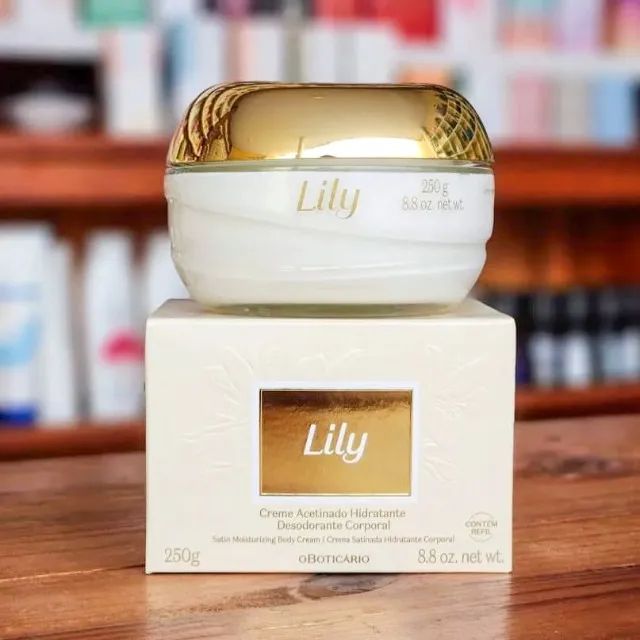 Creme Hidratante Corporal Lily 250g - Foto 2