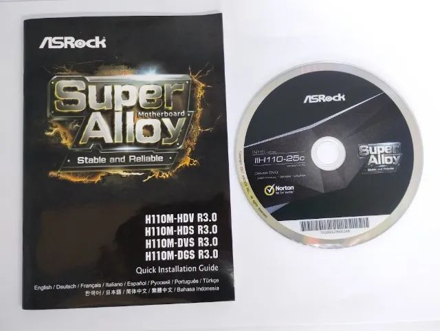 Manual E Cd Placa Mãe Asrock H110m