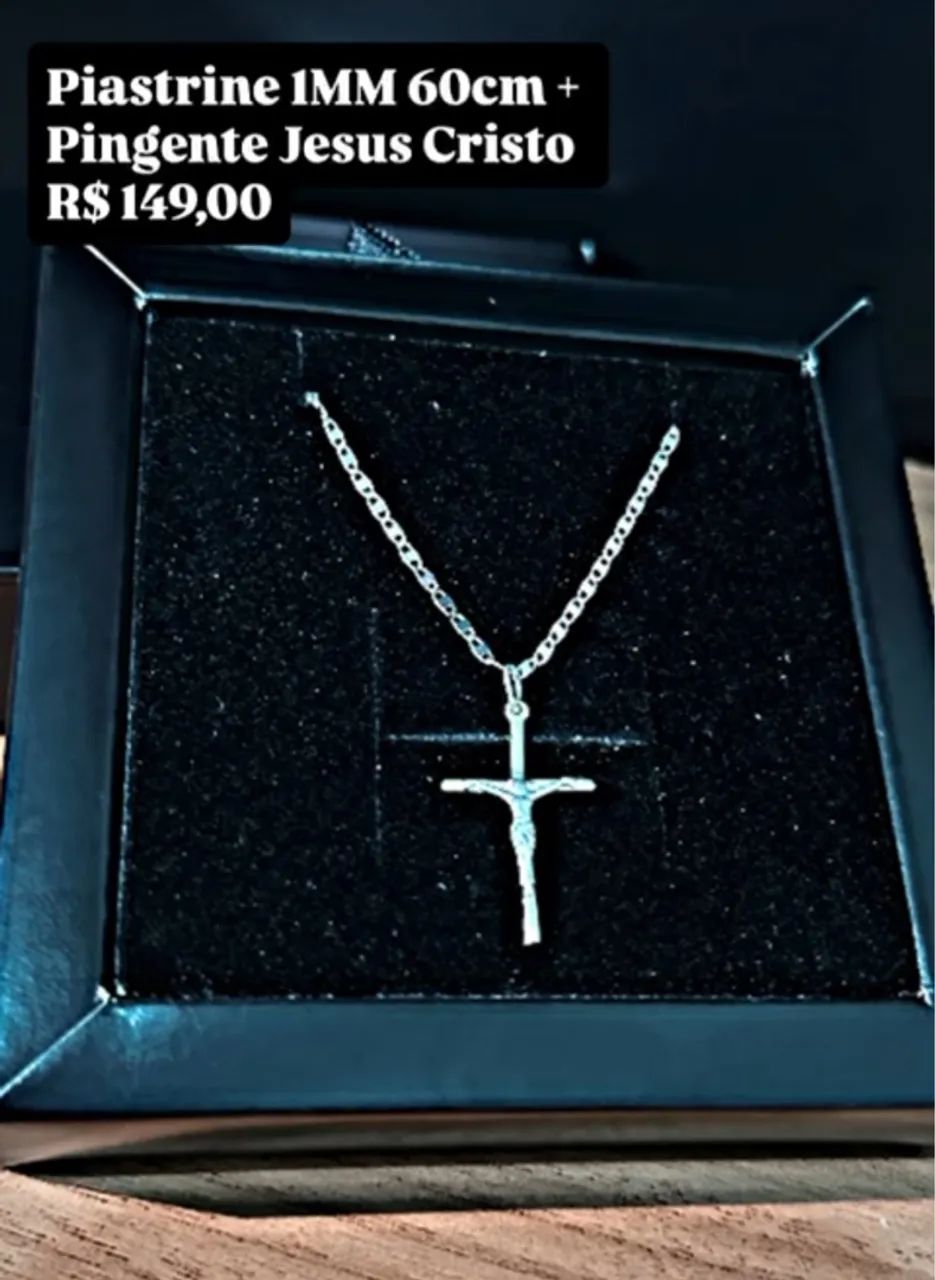 Corrente Prata 925 1MM 60cm - Foto 2