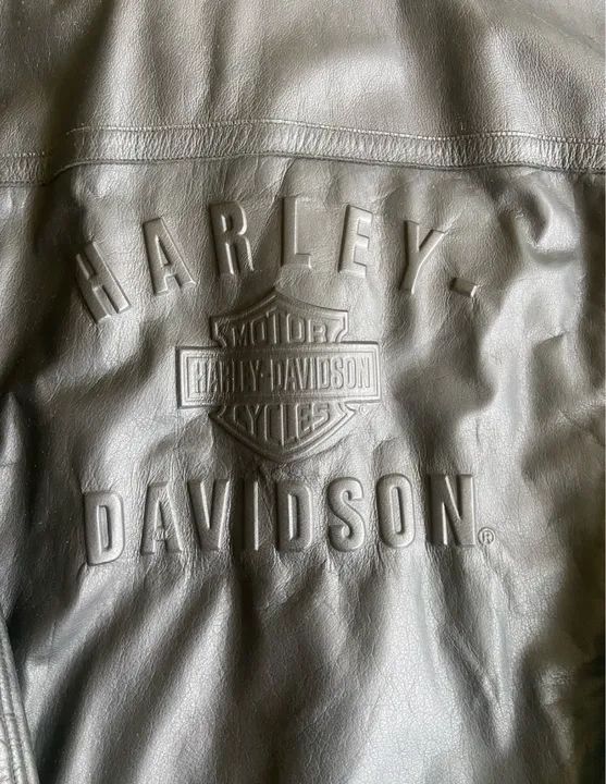 Jaqueta de Couro Masculina - Harley Davidson - Foto 4