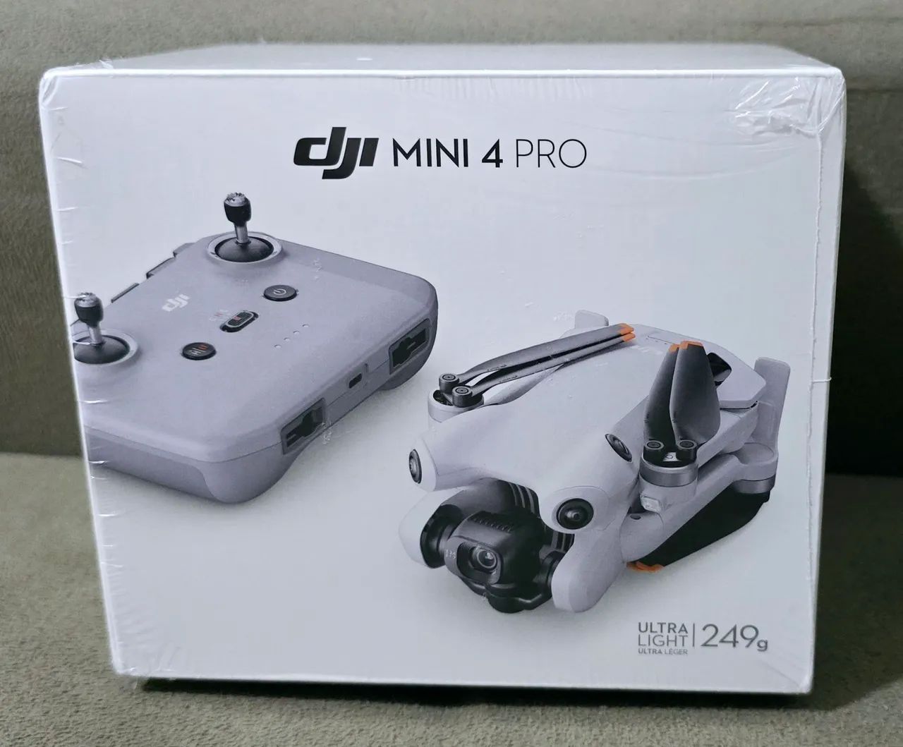 DRONE DJI MINI 4 PRO STANDARD 1 BATERIA CONTROLE SEM TELA NOVO, LACRADO 