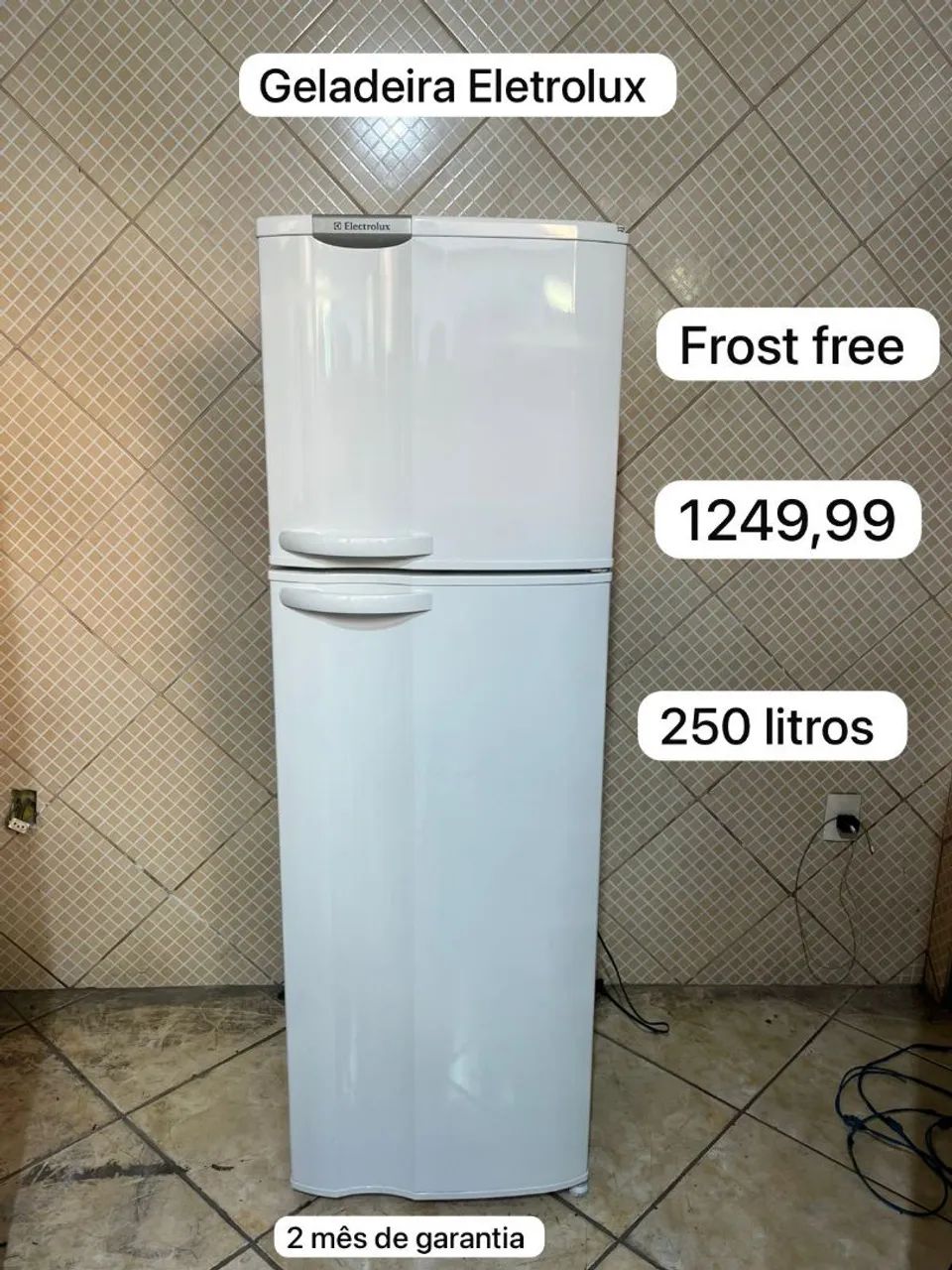 Geladeira Electrolux Frost Free 250 Litros