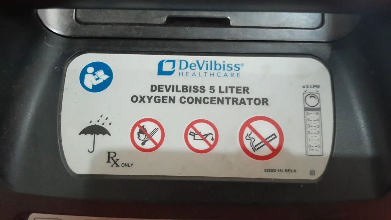 Concentrador de Oxigênio Portátil 5 litos Drive DeVilbiss - Foto 5
