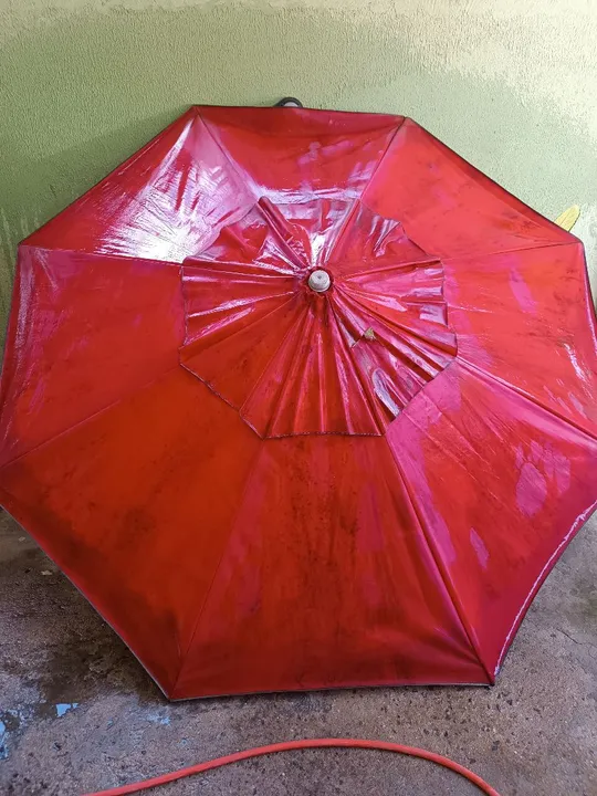 Guarda-sol Vermelho para Jardim