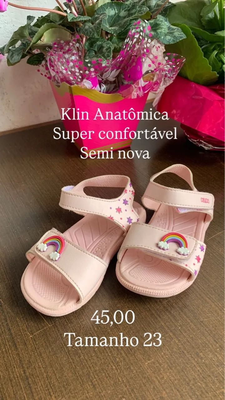 Sandália Klin Anatômica Tamanho 23 - Foto 2