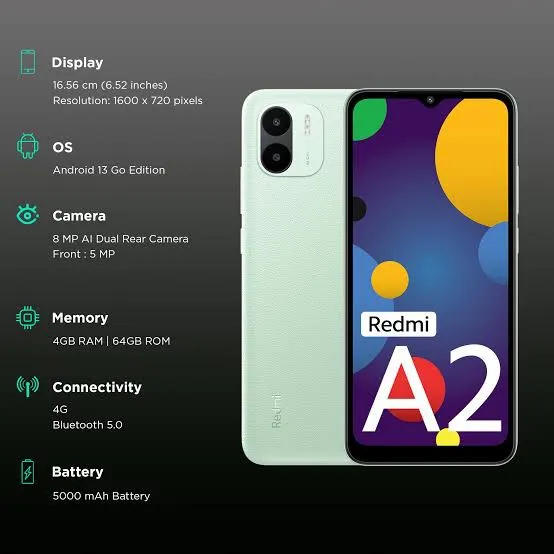 Xiaomi Redmi A2 16,6cm (6.52") Dual SIM Android 13 Go edition 4G