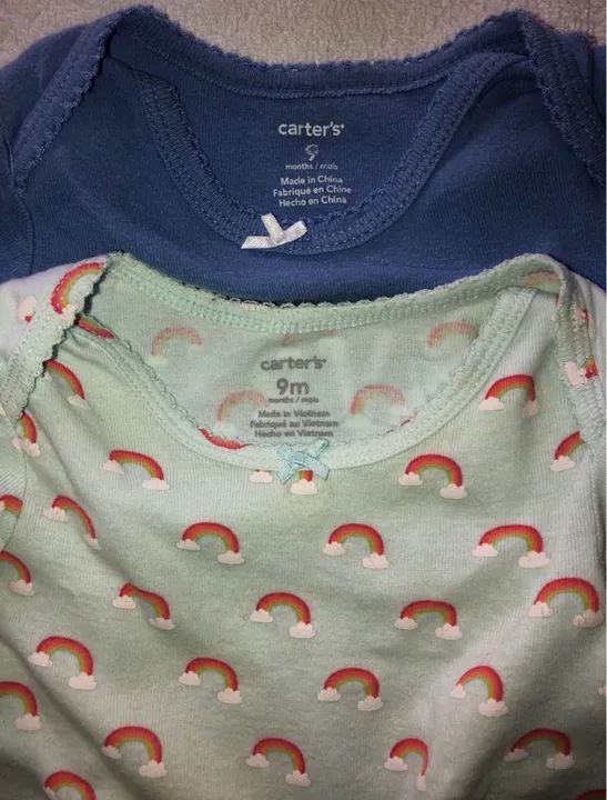 2 Bodies bebê tam 9 meses Carter's  - Foto 5
