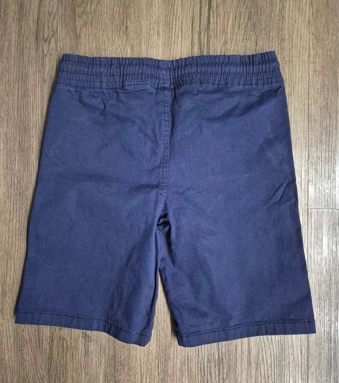 Bermuda de Sarja Azul Infantil - Foto 2