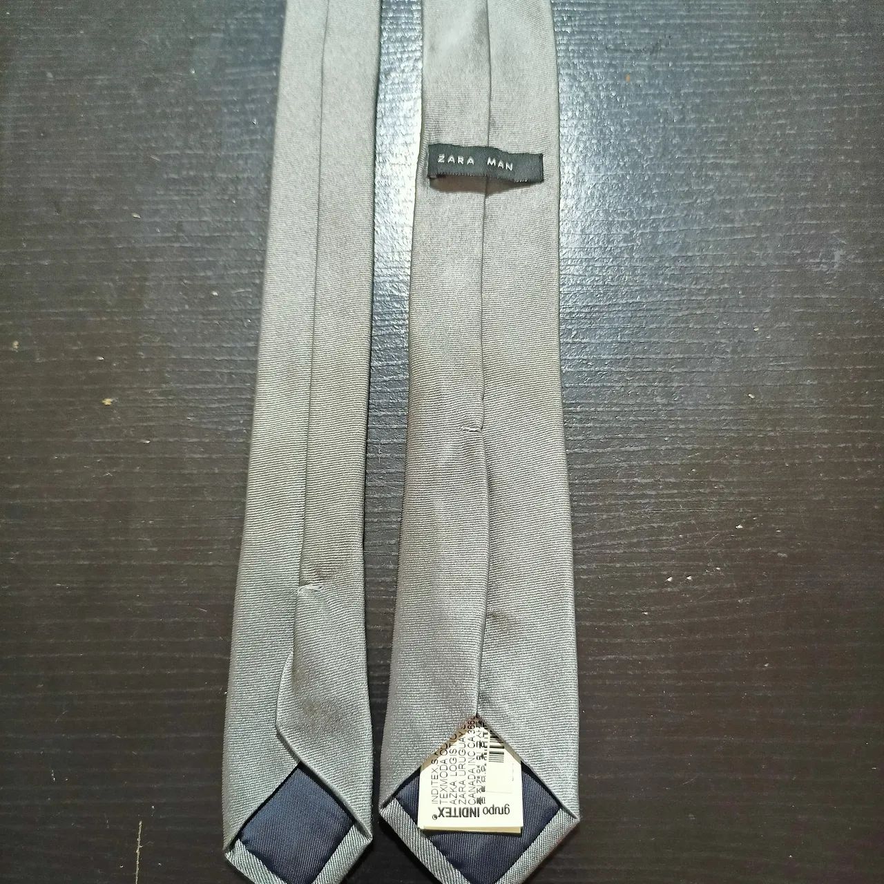 Gravata cinza slim Zara  - Foto 2