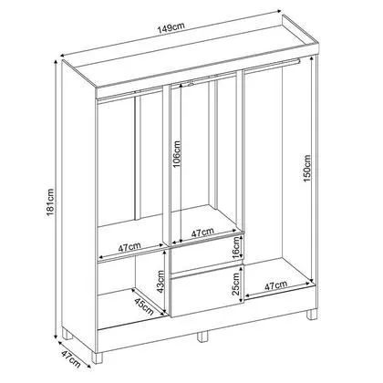 Guarda Roupa 6 Portas  - Foto 4