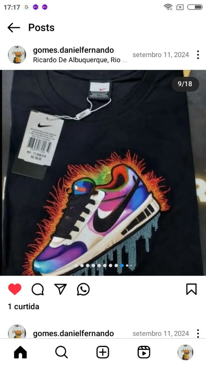 Camiseta Nike Personalizada - Estilo Único