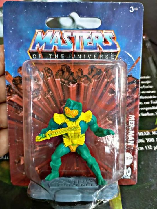 Bonecos Masters of the Universe Micro Mer-Man e Man-at-Arms - Foto 3
