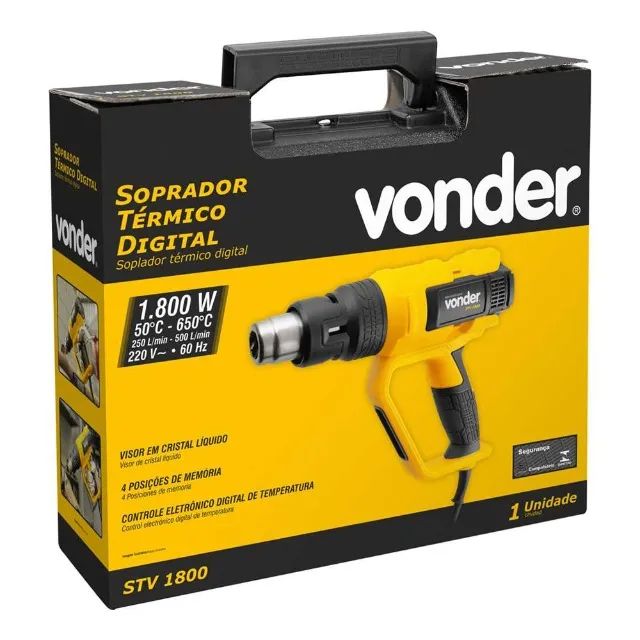 Soprador Térmico Digital 1800w 220v STV1800 Vonder - Foto 5