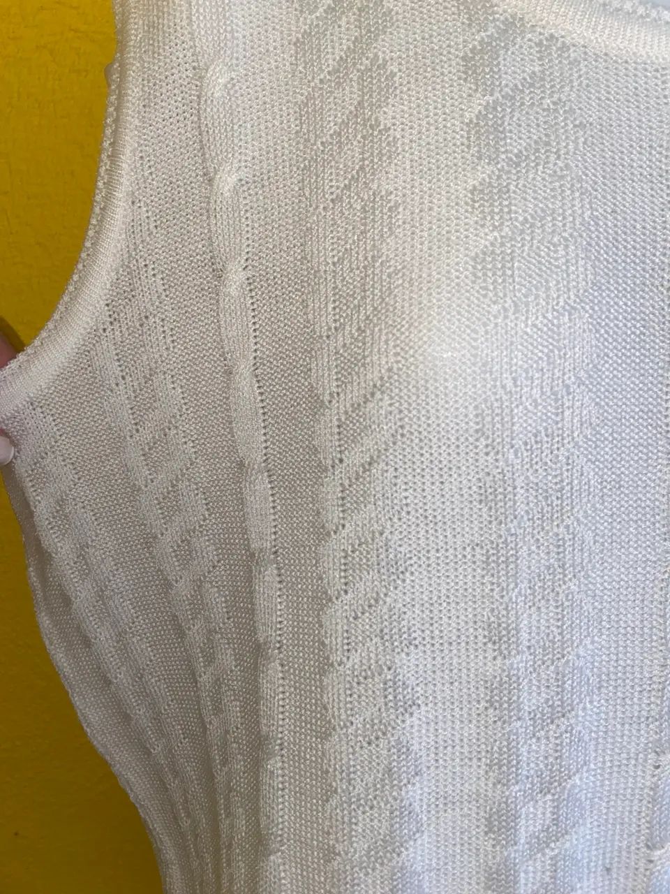 Blusa branca linha  - Foto 2