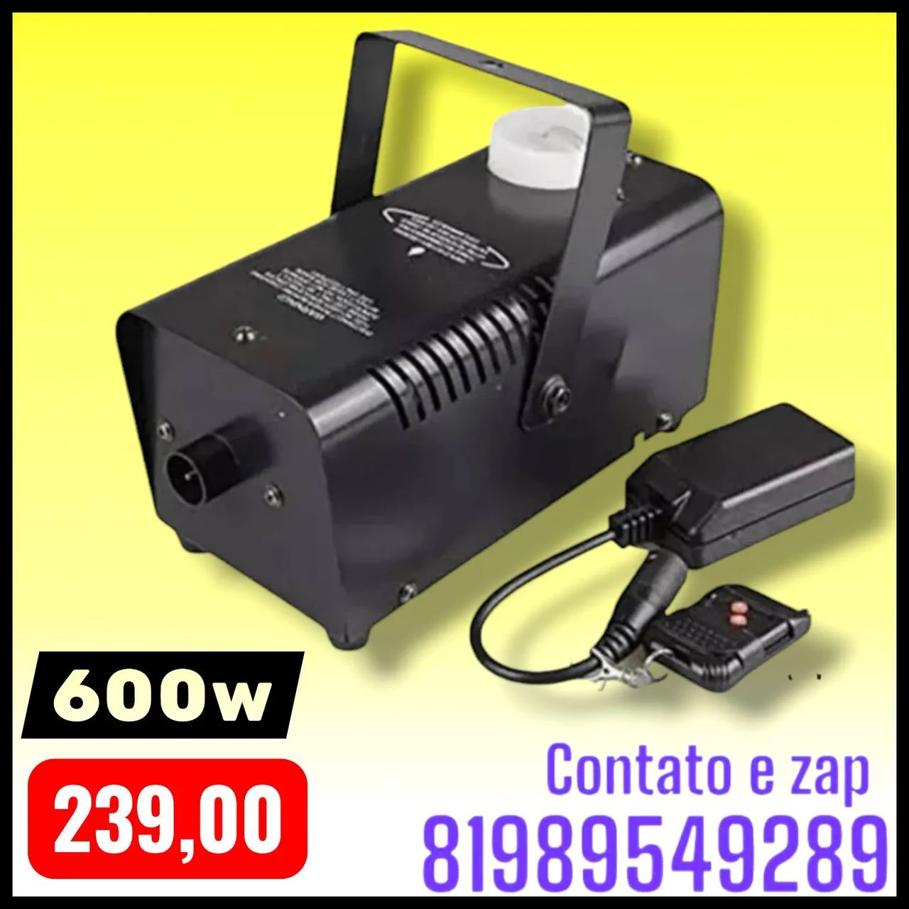Máquina de fumaça 600w 