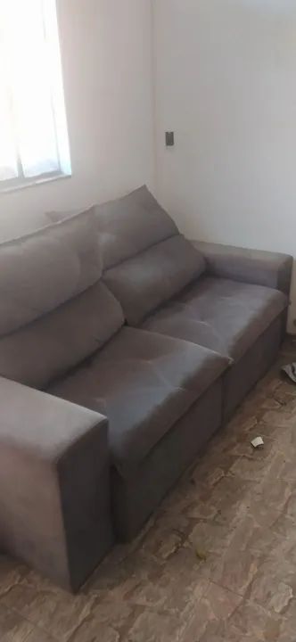 Sofá Cama 3 lugares - Confortável e Prático - Foto 3