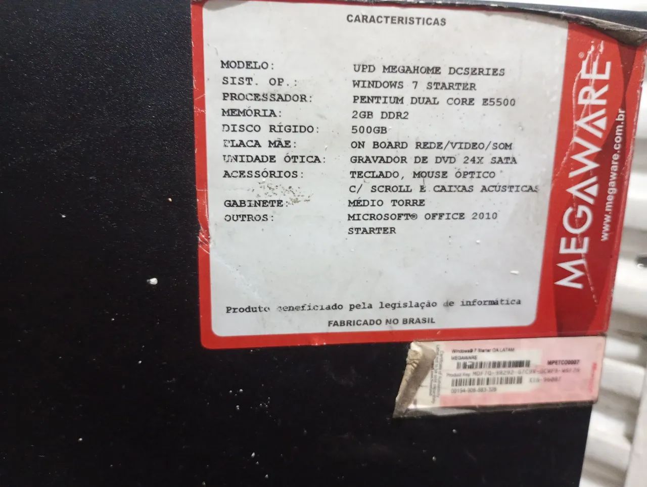 Computador Megaware com defeito  - Foto 2
