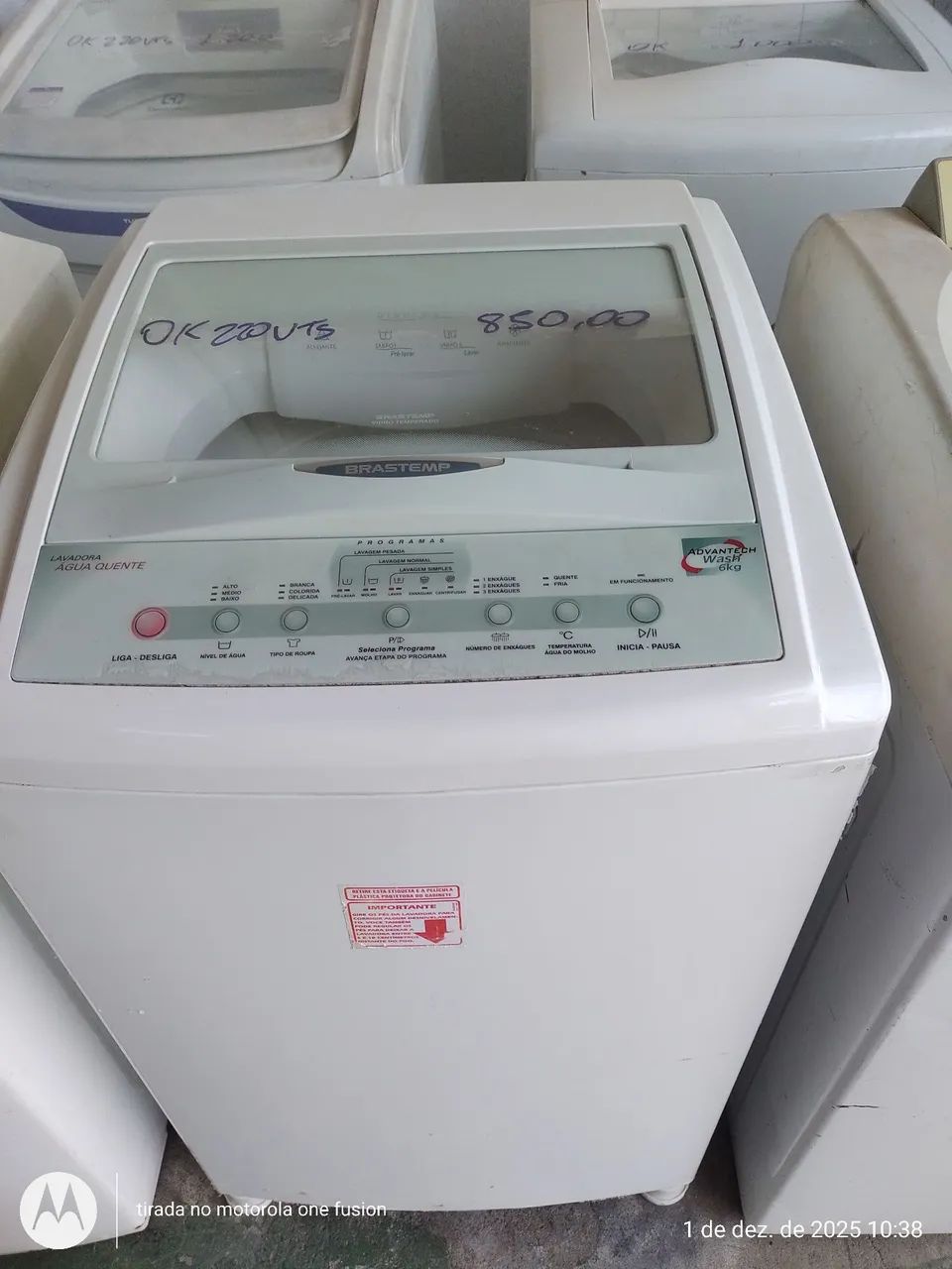 LAVADORA BRASTEMP ELETRÔNICA 6KLS  - Foto 2