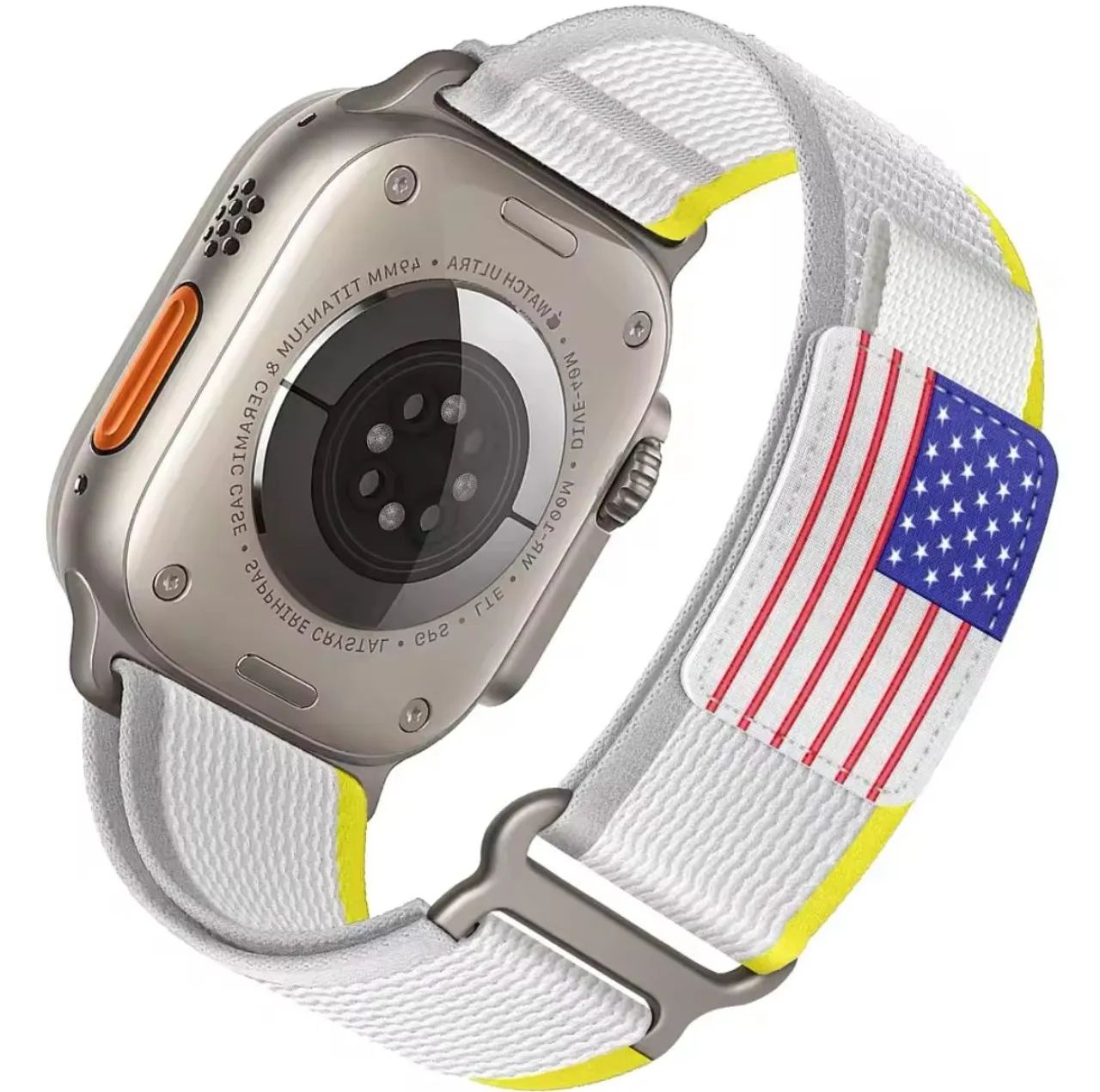 Pulseira em Nylon EUA pra AppleWatch 42 a 49mm mm