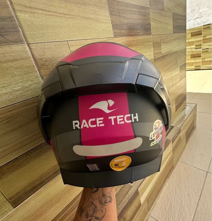 Capacete de segurança race tech feminino  - Foto 5